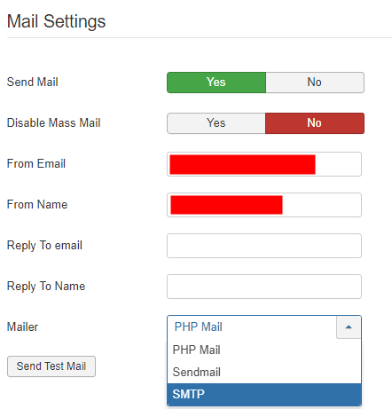 php to smtp