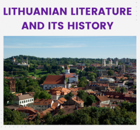 Lithuanian literature and its history