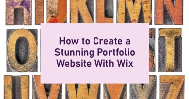 create portfolio with wix