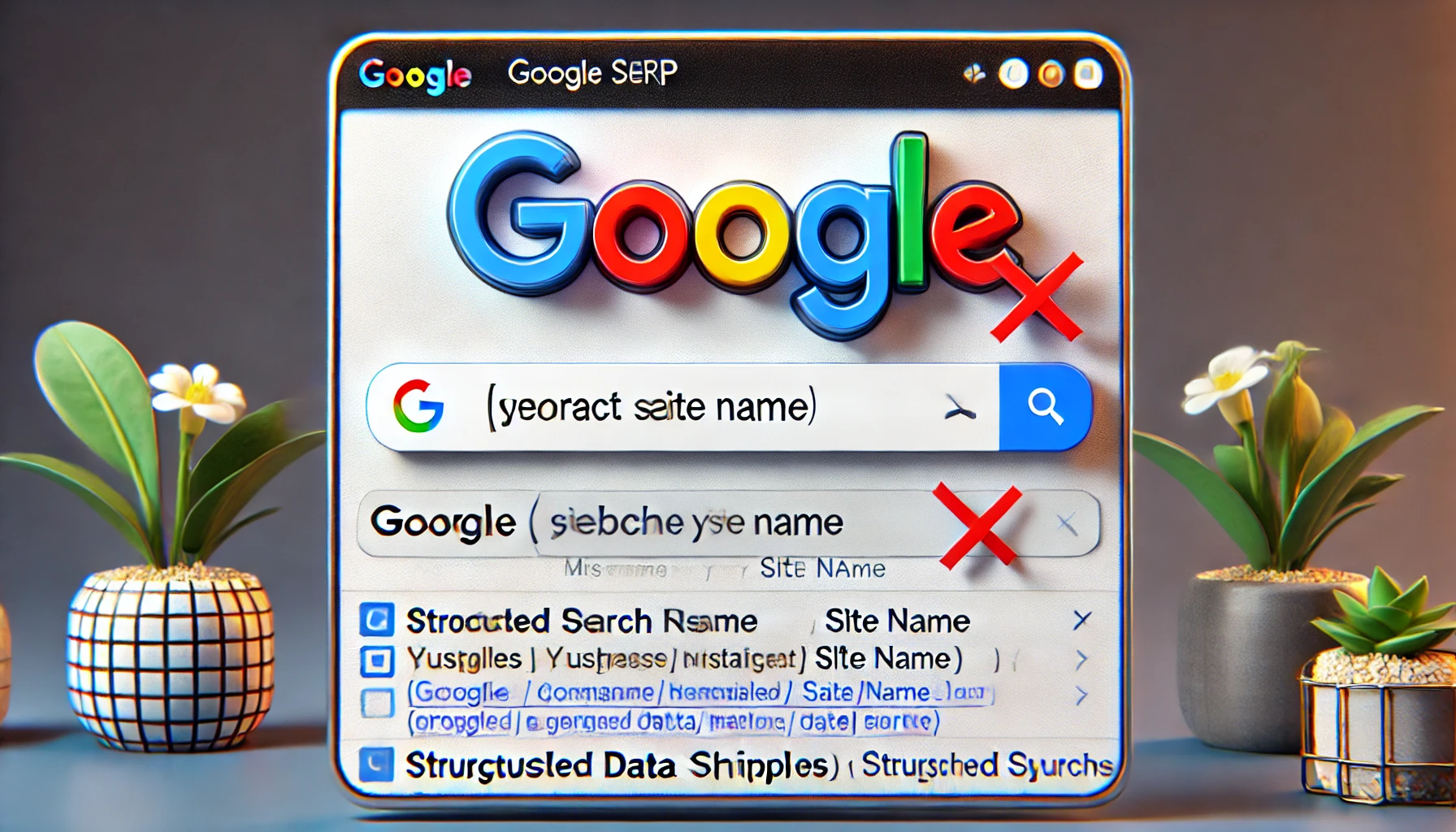 why google displays wrong site name